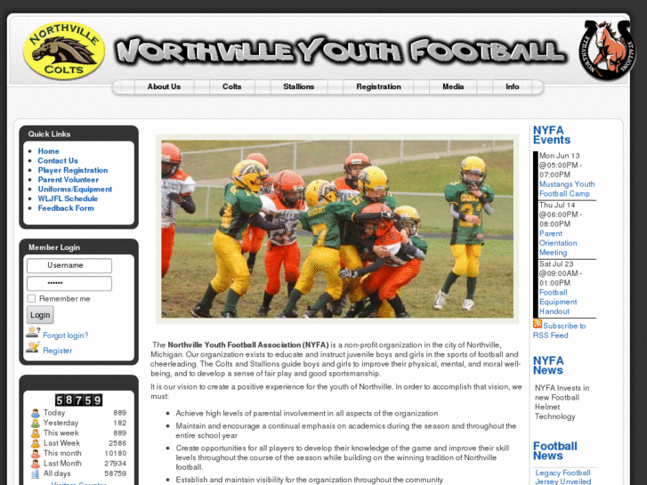 www.northvilleyouthfootball.com