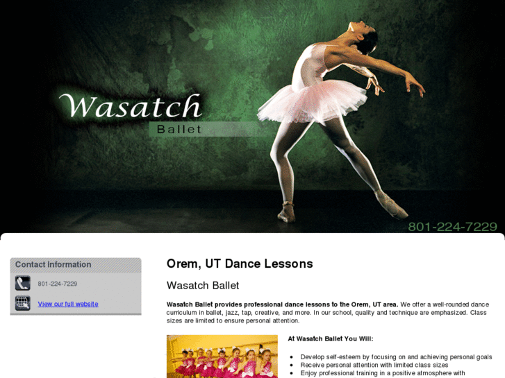 www.wasatchballetanddance.com