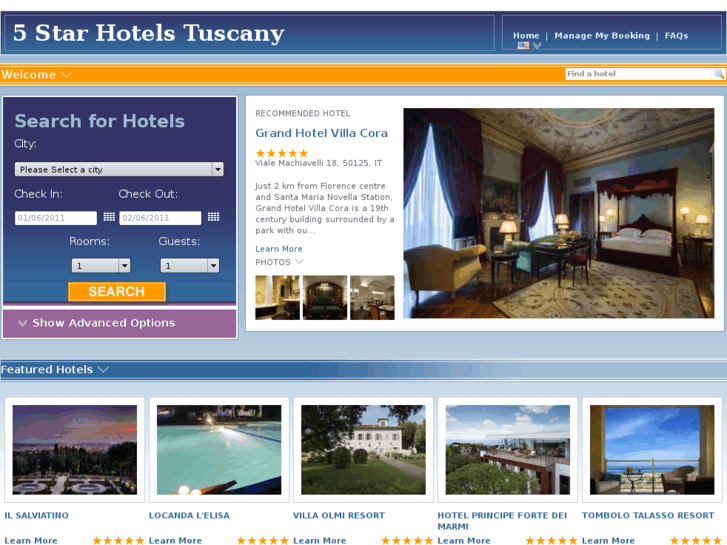 www.5starhotelstuscany.com