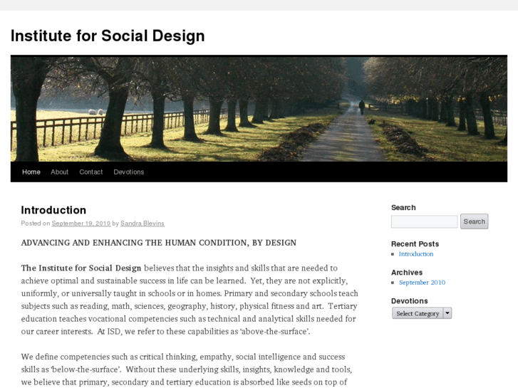 www.instituteforsocialdesign.com