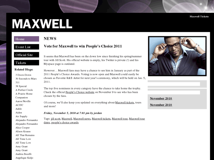www.maxwelltickets.info