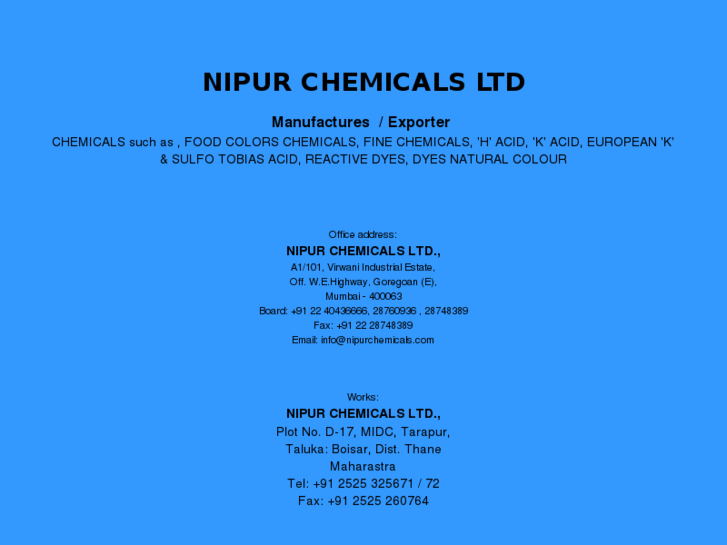 www.nipurchemicals.com