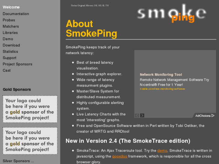 www.smokeping.org