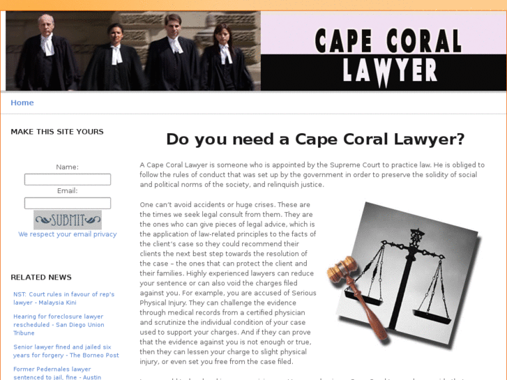 www.capecorallawyer.org