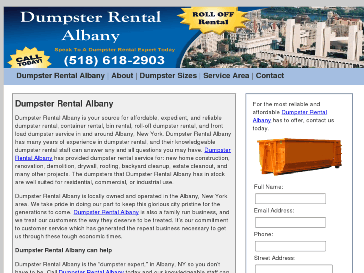 www.dumpsterrentalalbany.com