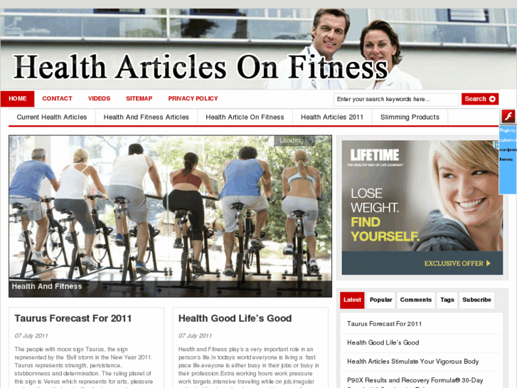 www.healtharticlesonfitness.com
