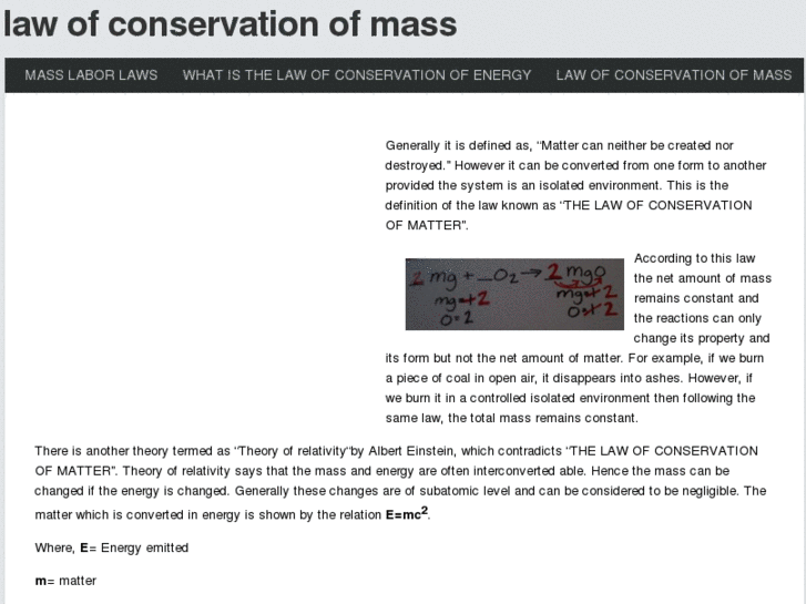 www.lawofconservationofmass.com