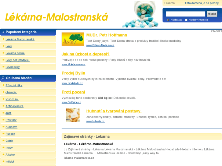 www.lekarna-malostranska.cz