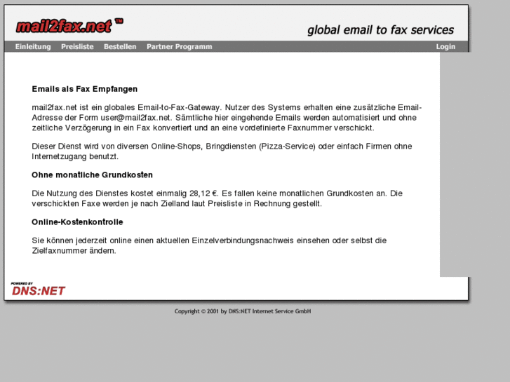 www.mail2fax.net