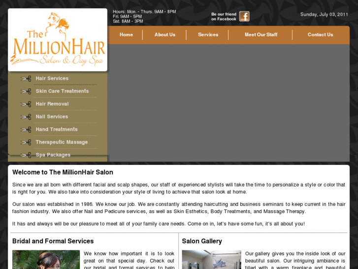 www.millionhairsalon.com