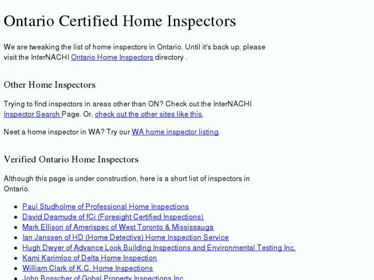 www.on-home-inspector.org