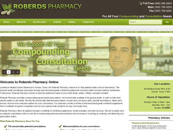 www.roberdspharmacy.com