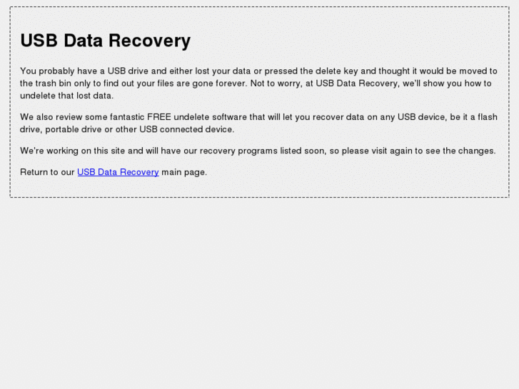 www.usbdatarecovery.info