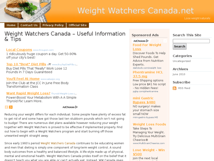 www.weightwatcherscanada.net