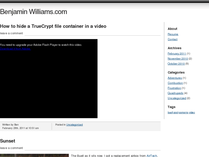 www.benjaminwilliams.net