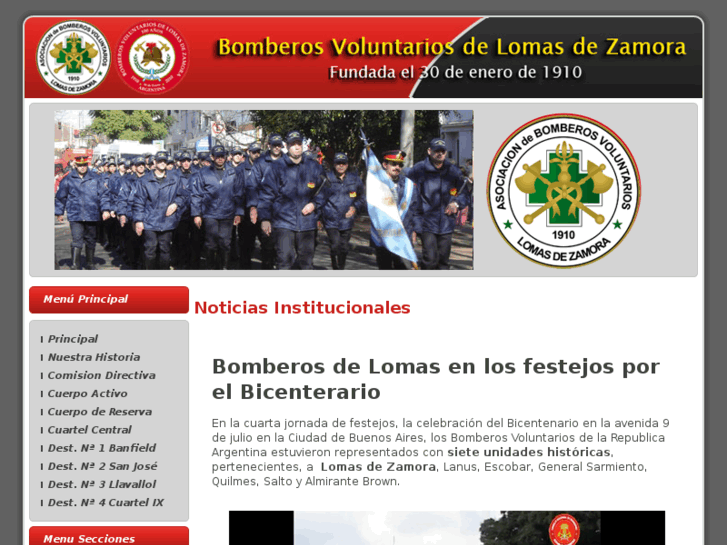 www.bomberoslomasdezamora.org