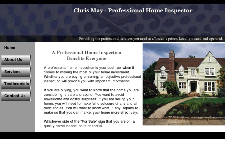 www.chrismayhomeinspector.com