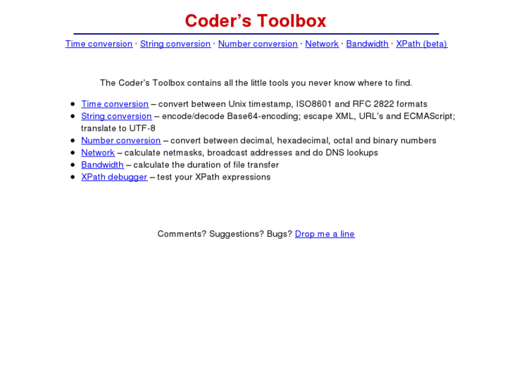 www.coderstoolbox.com