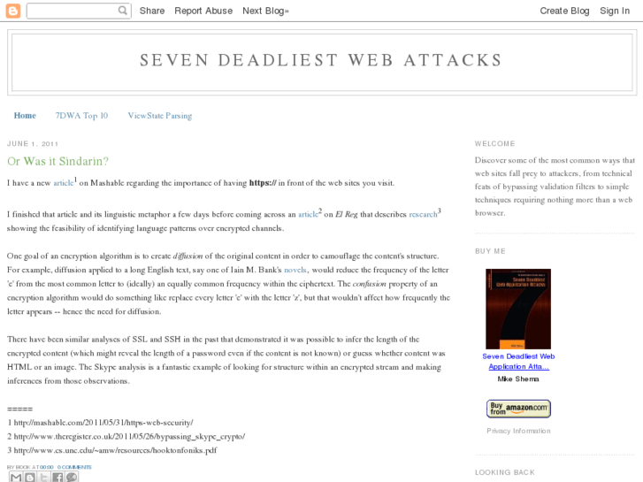 www.deadliestwebattacks.com