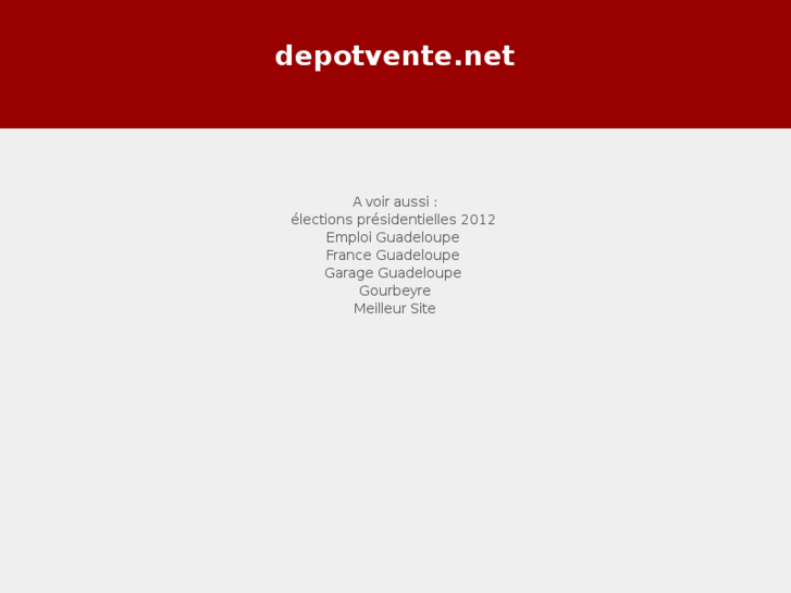 www.depotvente.net