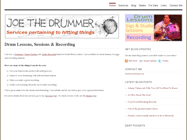 www.joethedrummer.com