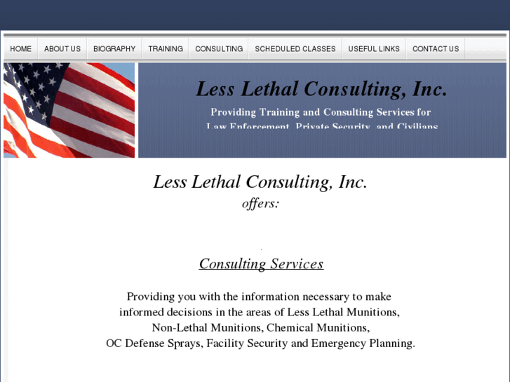 www.lesslethalconsulting.com