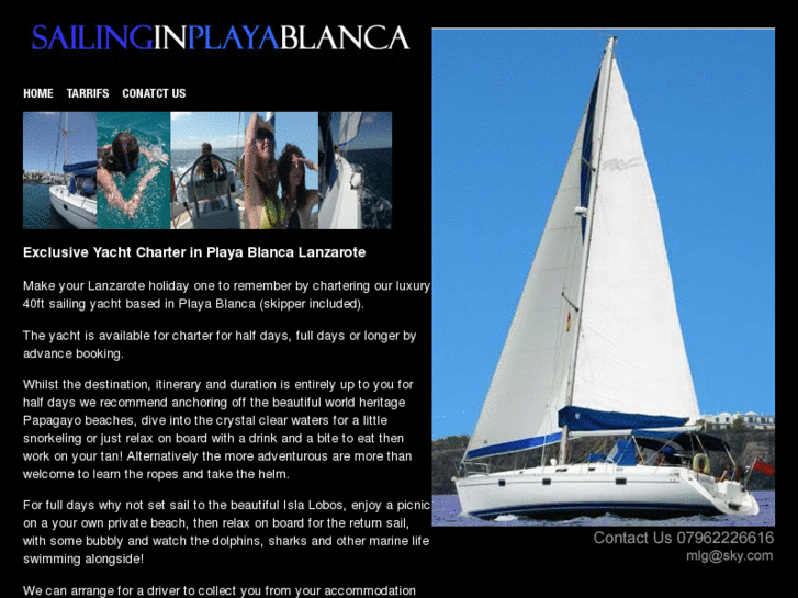 www.sailinginplayablanca.com