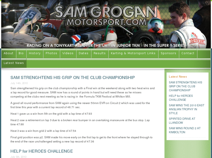 www.samgroganmotorsport.com