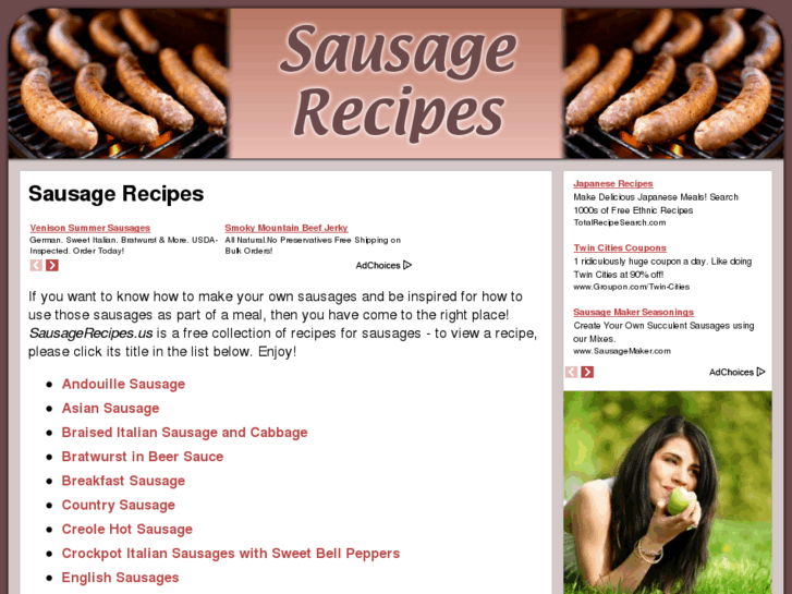 www.sausagerecipes.us