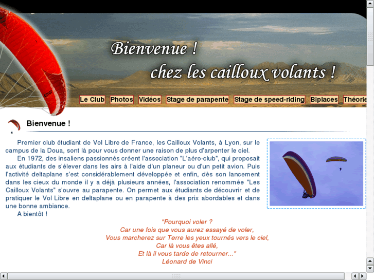 www.cailloux-volants.com