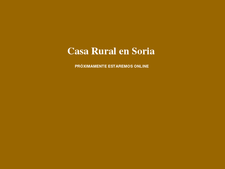 www.casaruralensoria.com