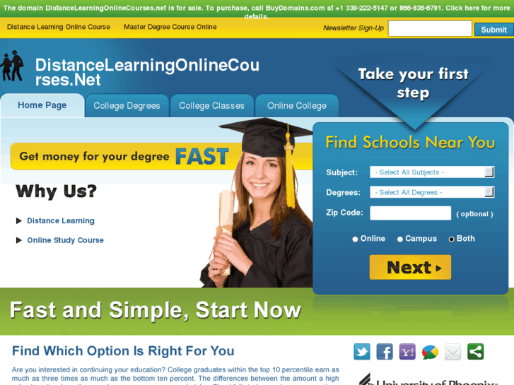 www.distancelearningonlinecourses.net