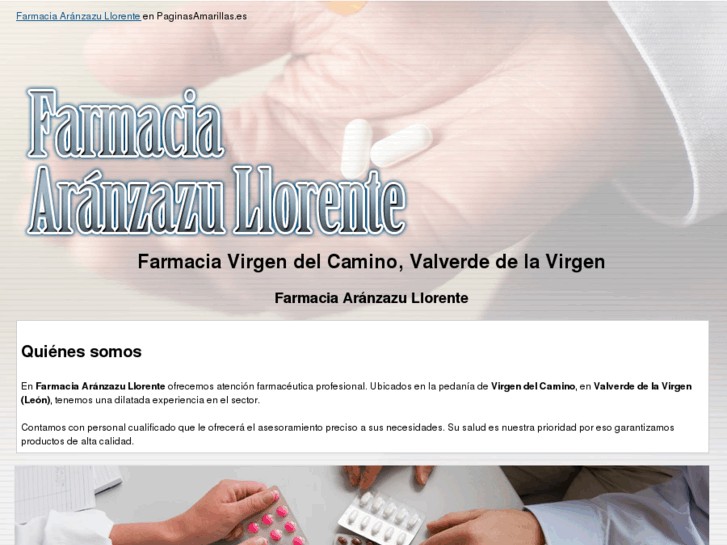 www.farmaciaaranzazullorente.com