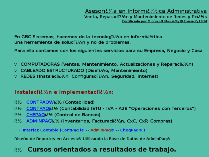 www.gbcsistemas.org