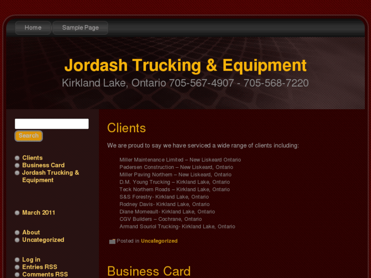 www.jordashtrucking.com