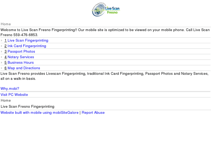 www.livescanfresno.mobi