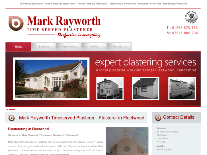 www.markrayworthstimeservedplasterers.com