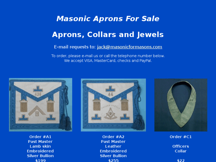 www.masonicapronsforsale.com