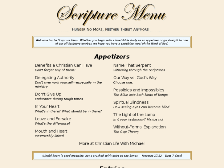 www.scripturemenu.com