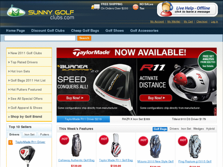 www.sunnygolfclubs.com