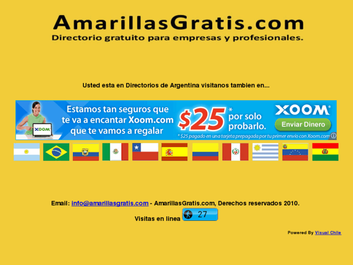 www.amarillasgratis.com.ar