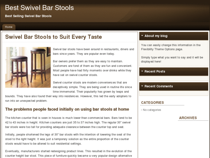 www.bestswivelbarstools.com
