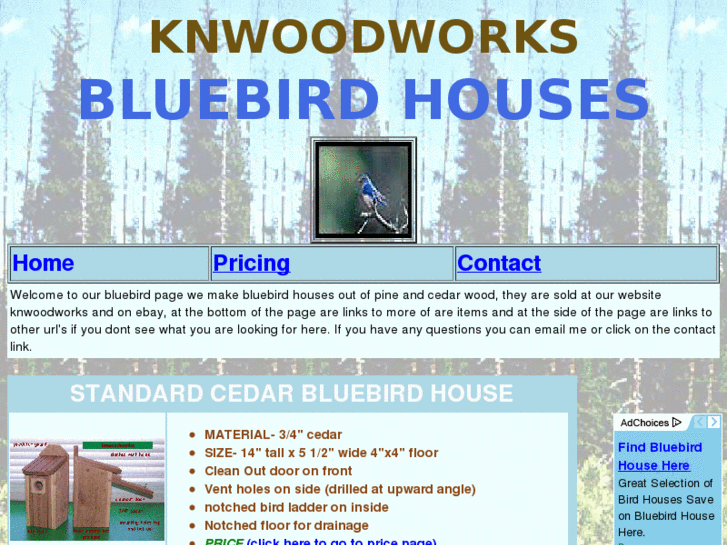 www.bluebirdhouses.info