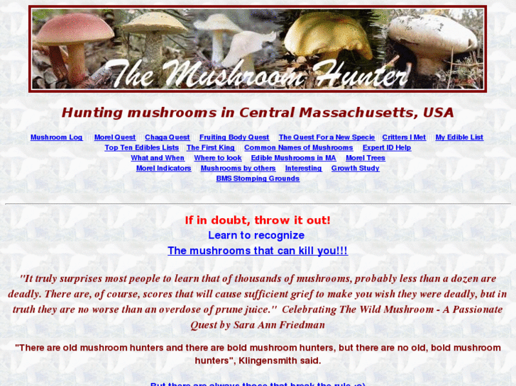 www.mushroomhunter.net