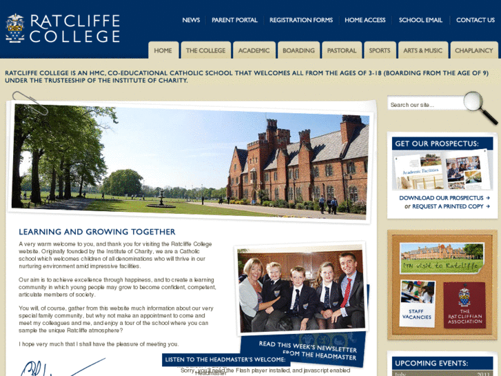 www.ratcliffecollege.com