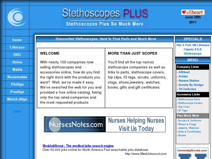 www.stethoscopesplus.com