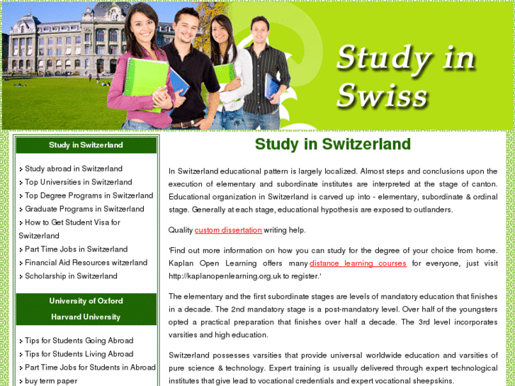 www.studyinswiss.com