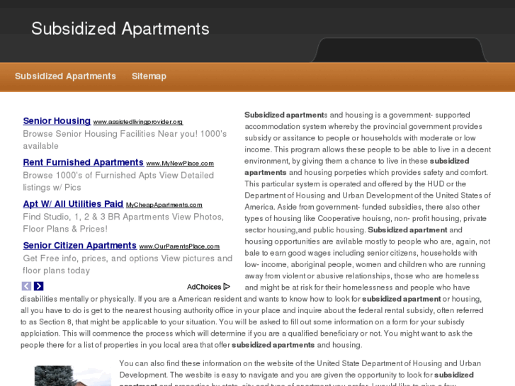 www.subsidizedapartments.net