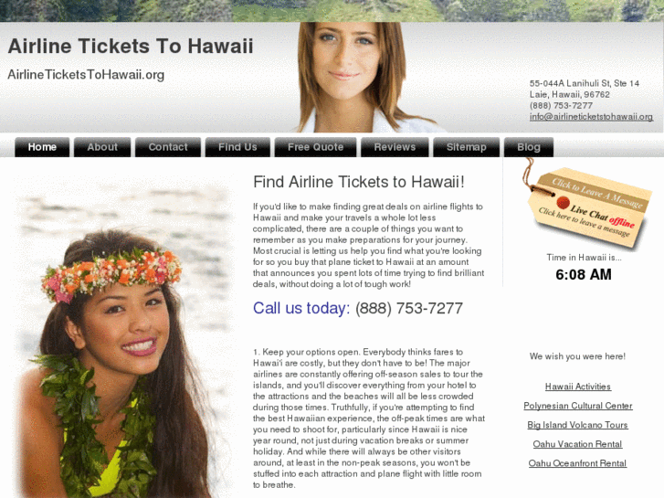 www.airlineticketstohawaii.org