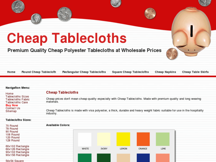 www.cheaptablecloths.net